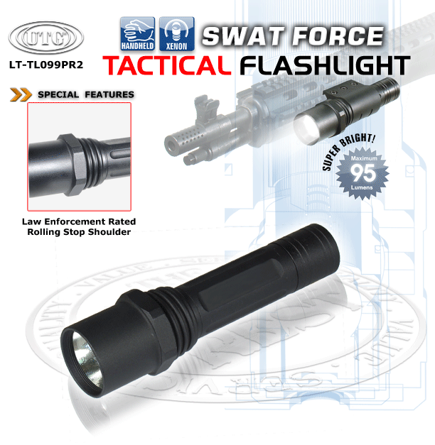Фонарь подствольный тактический Leapers (Липерс) LT-TL099PR2 для оружие с планкой Weaver/ Picatinny (Вивера/ Пикатини)